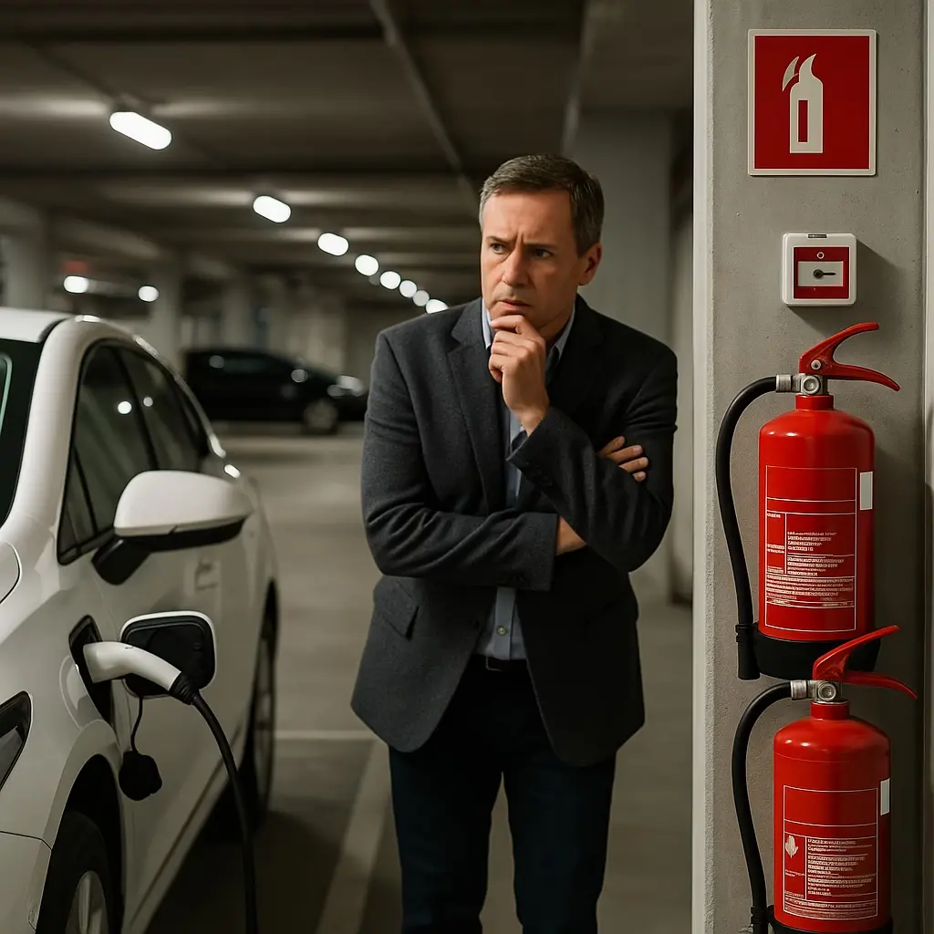 ¿Es peligroso tener un coche eléctrico en un garaje comunitario en Sevilla?