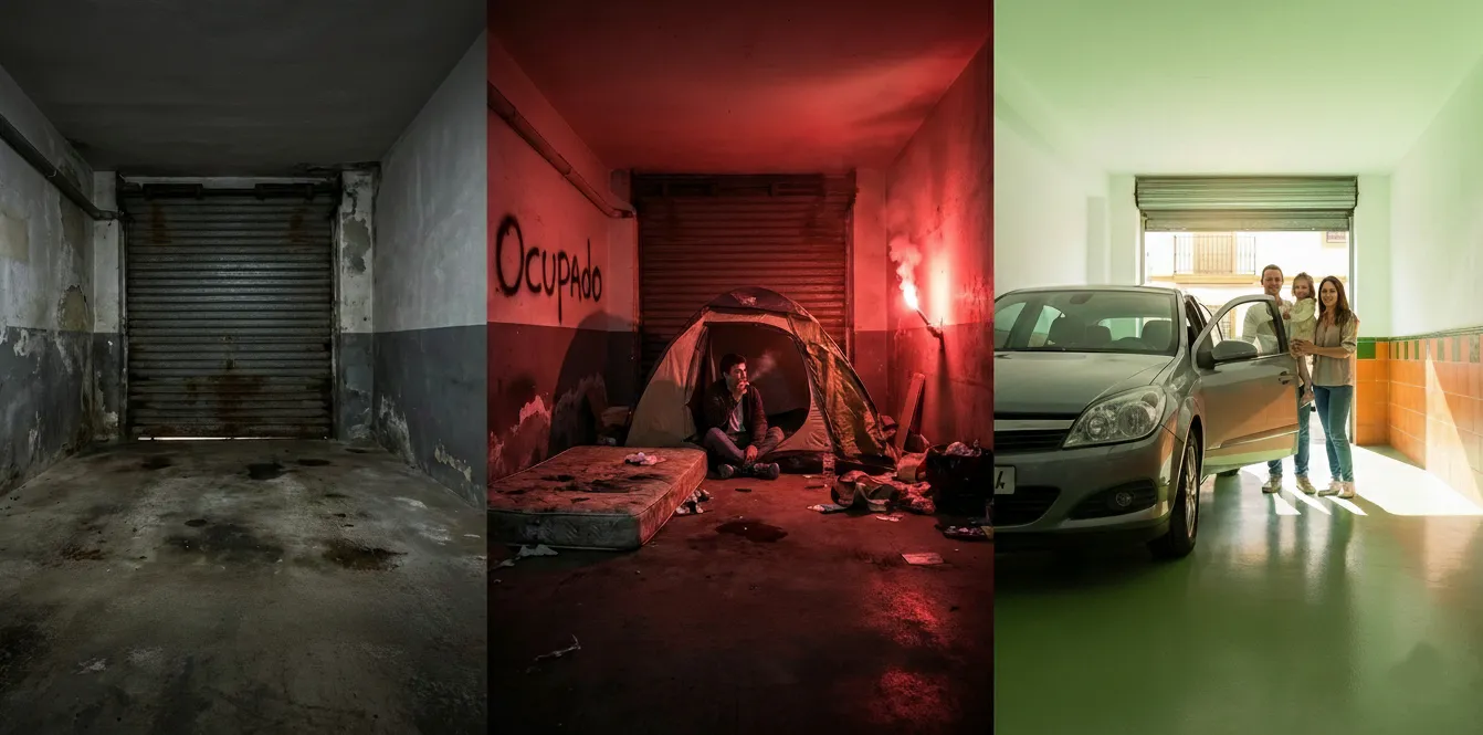 plaza de garaje en Sevilla.